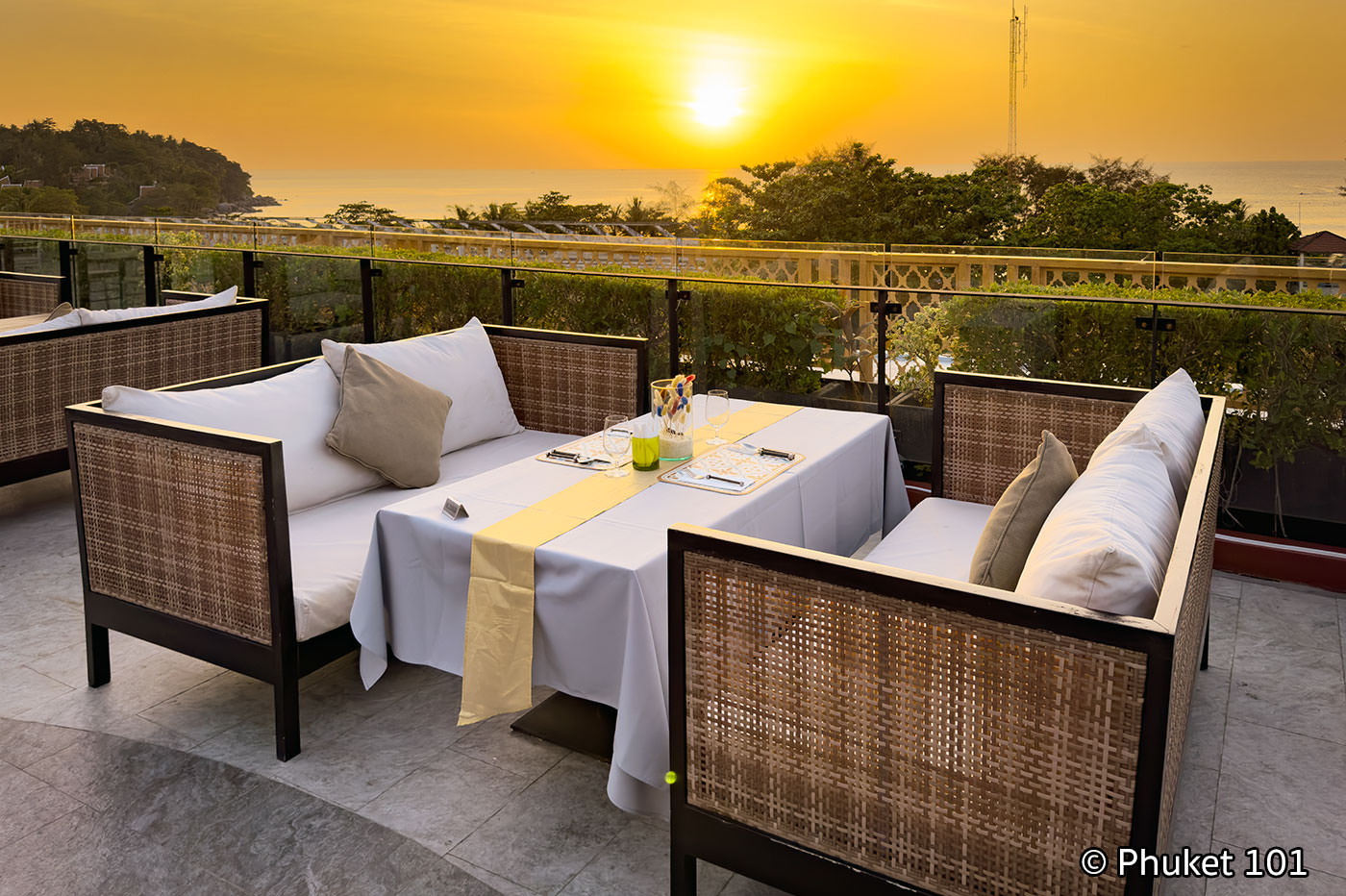 Sunset drinks and dinner at The Dim Sun at Avista Grande Phuket Karon