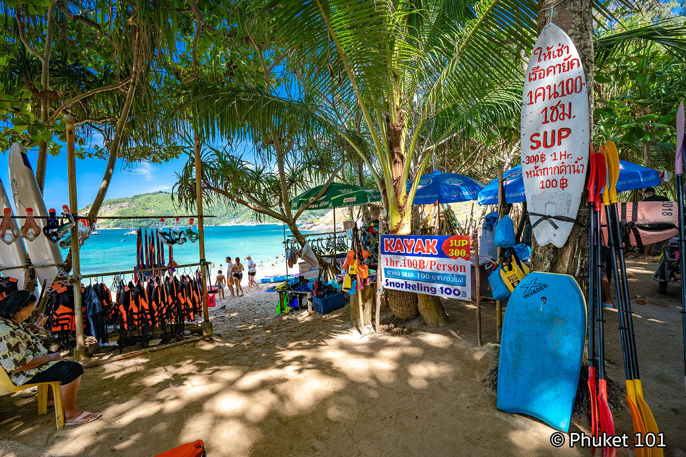 kayaking ya nui beach