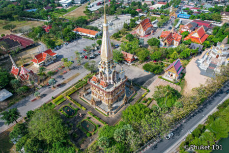 Wat Chalong from above