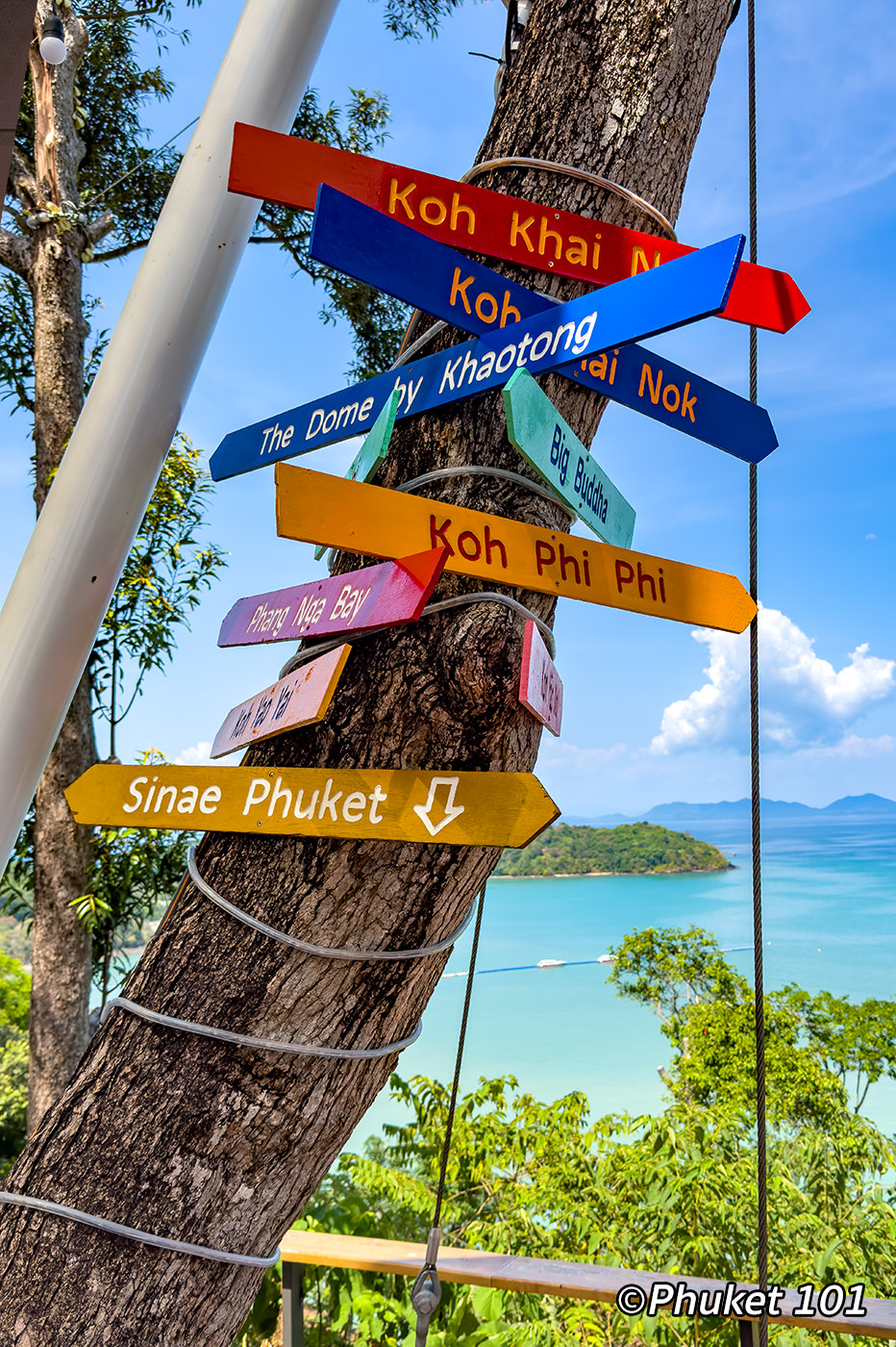 Starbucks rooftop on Koh Sirey in Phuket