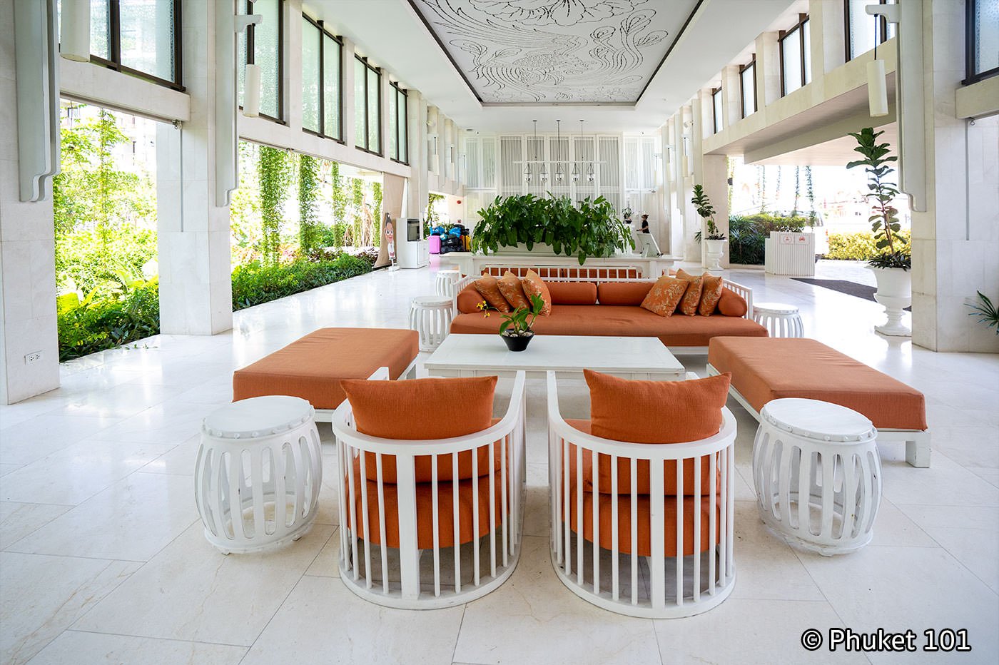 The lobby at Proud Phuket