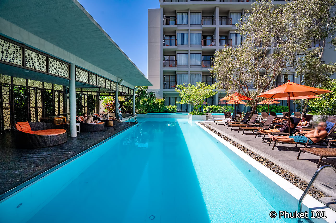 Main swimming pool at Proud Phuket