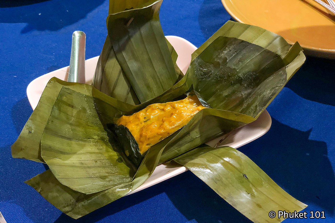 Hor Mok Talay is a spicy fish mousse.