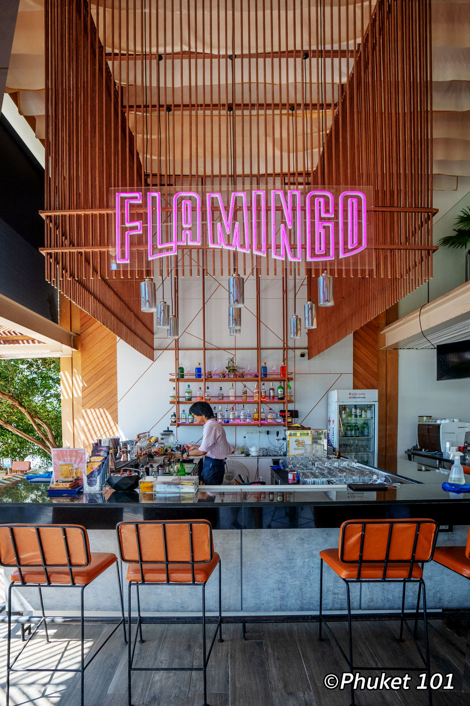flamingo beach front cafe phuket