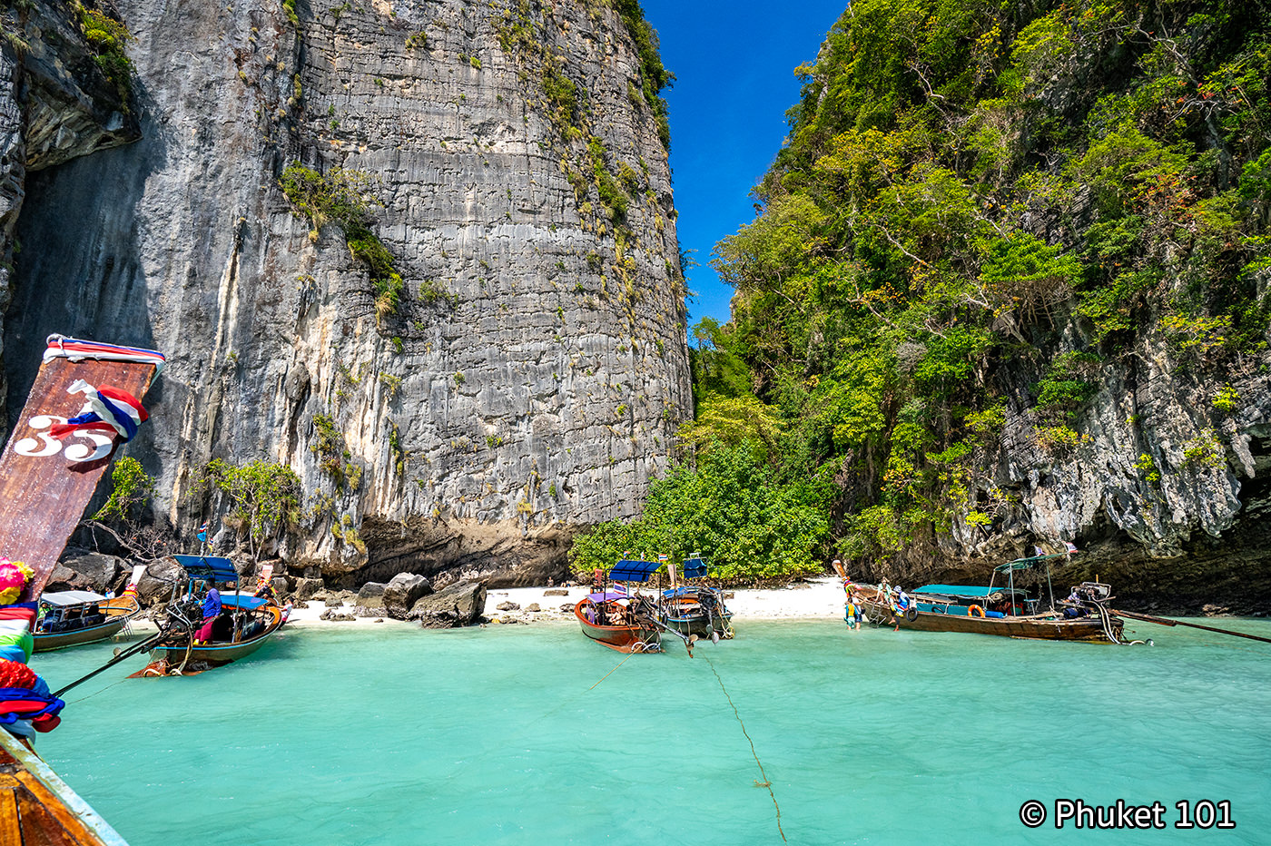 Pi Leh Lagoon on Phi Phi Island