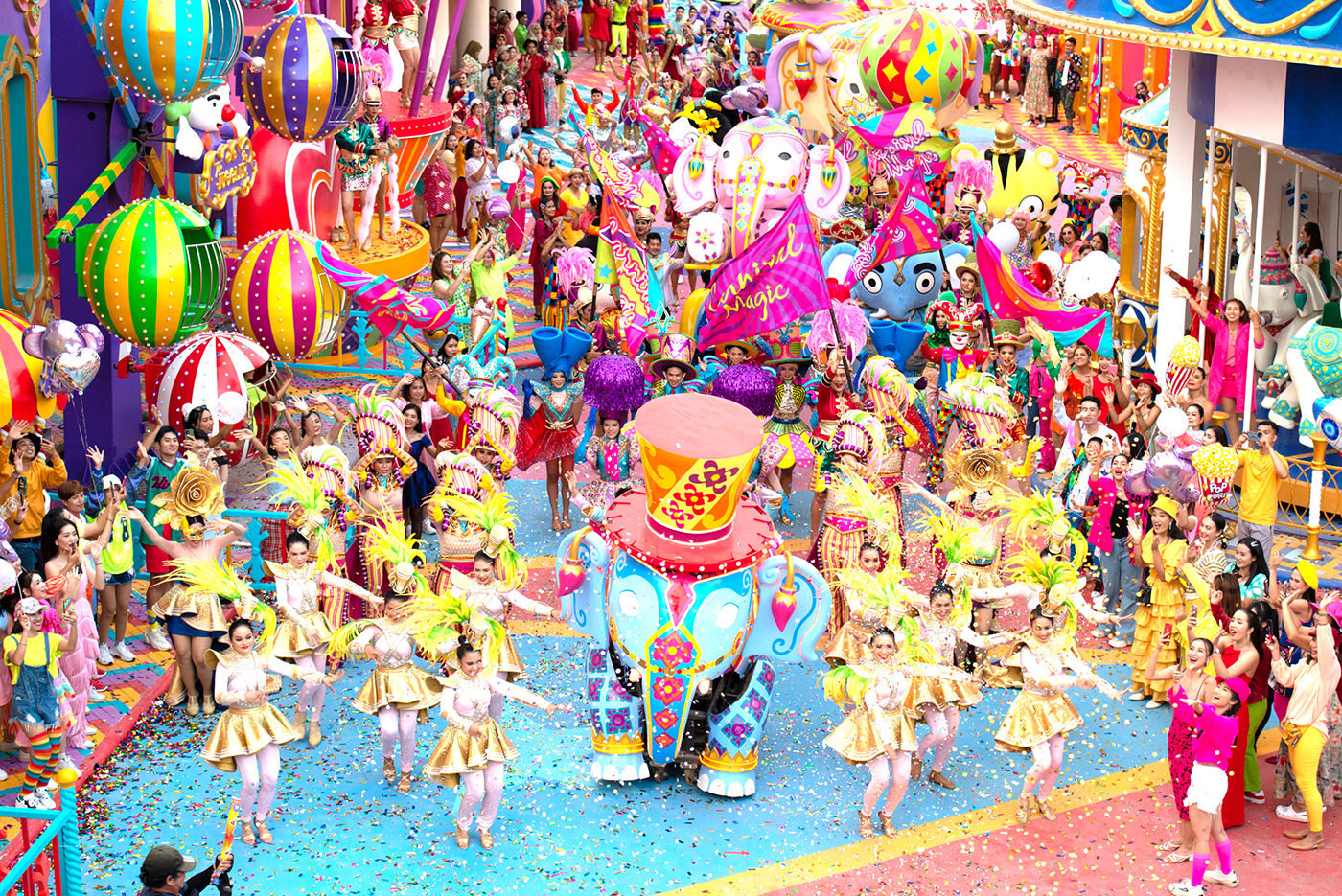 1. Festival of Colors at Carnival Magic Phuket