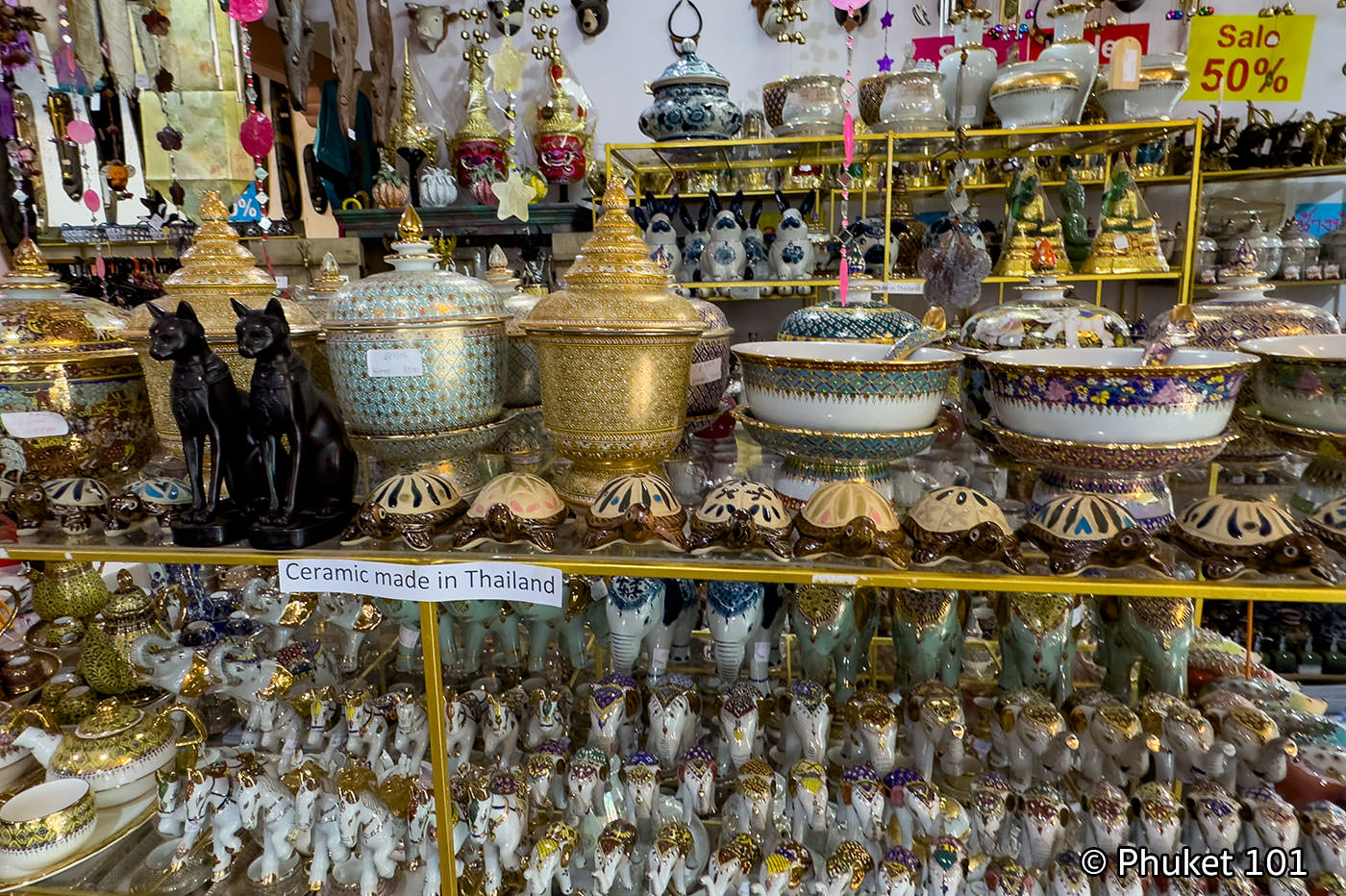 Little Elephant Ceramic Art in Phuket Town