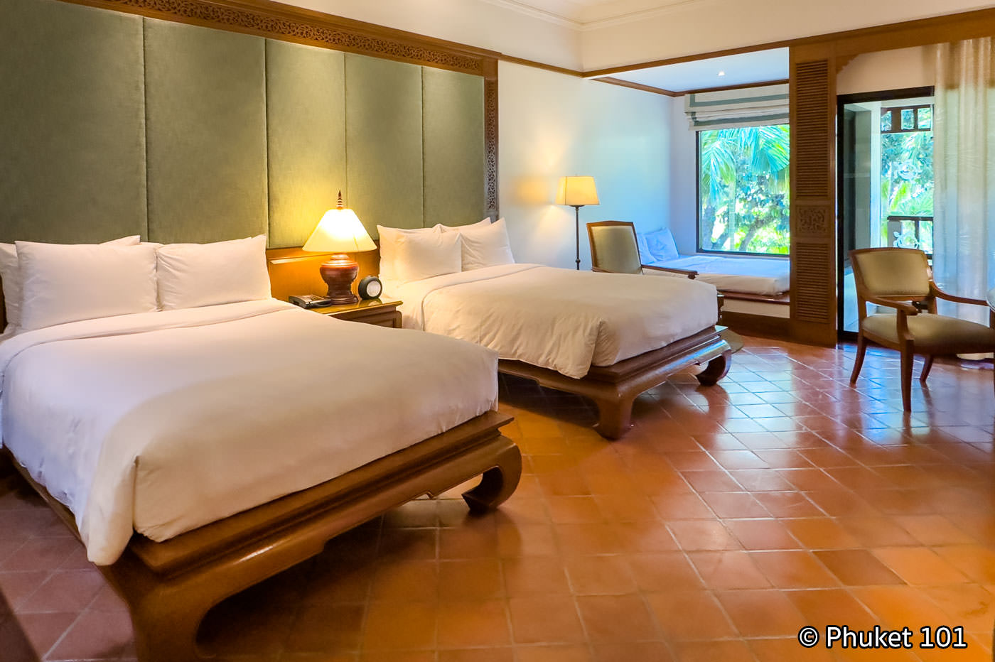 The rooms at JW Marriott Phuket Resort & Spa