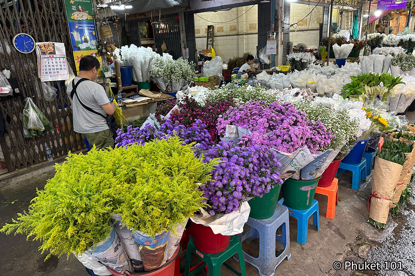 Bangkok Old Town Flower Market (Pak Klong Talat)