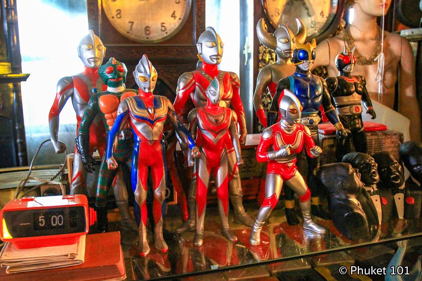 Ultraman at Papaya Vintage Shop in Bangkok