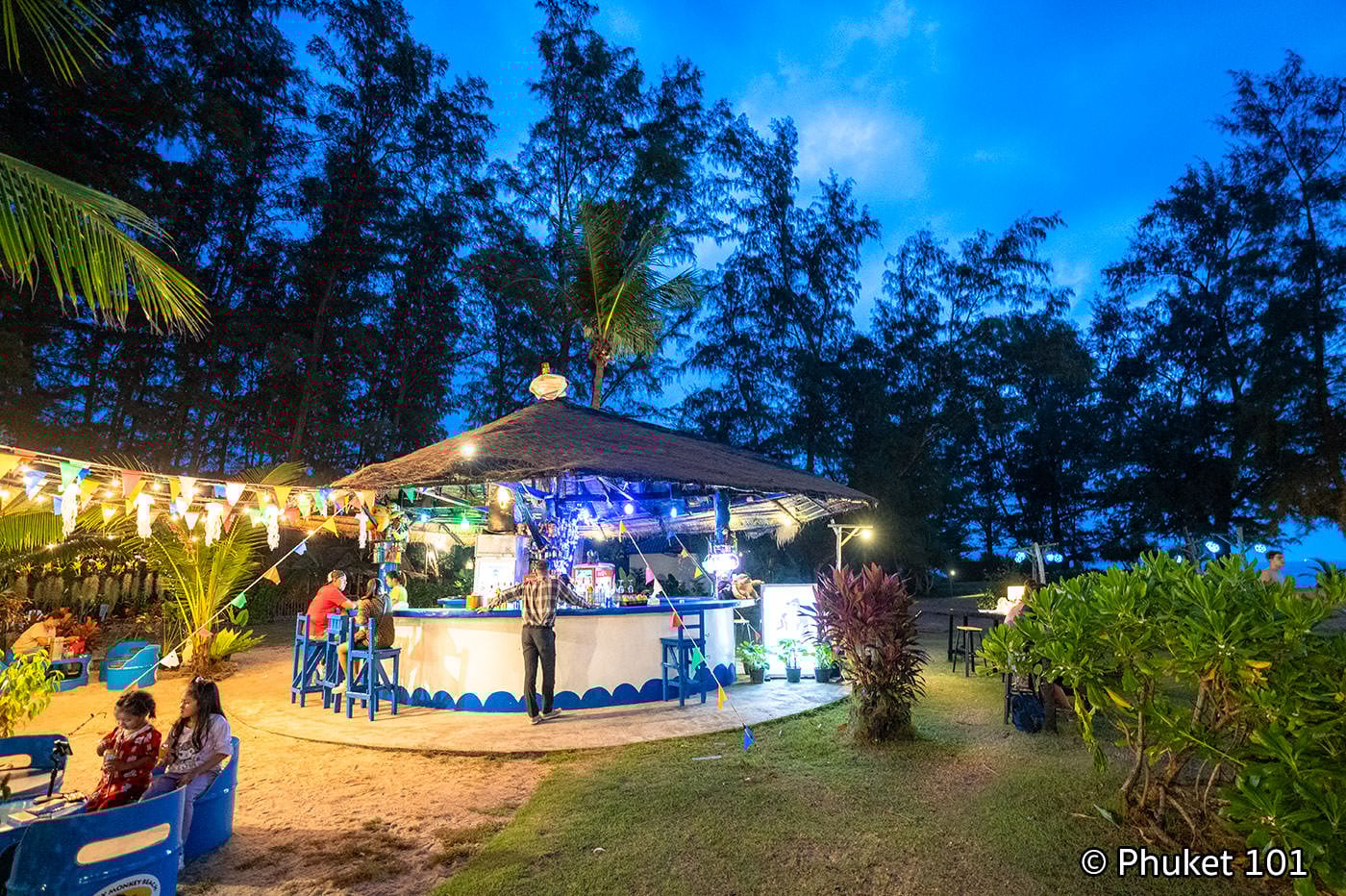 Micky Monkey Beach in Mai Khao, Phuket