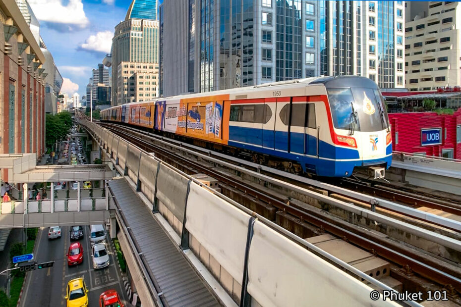 Hur använder man BTS Skytrain och MRT i Bangkok?