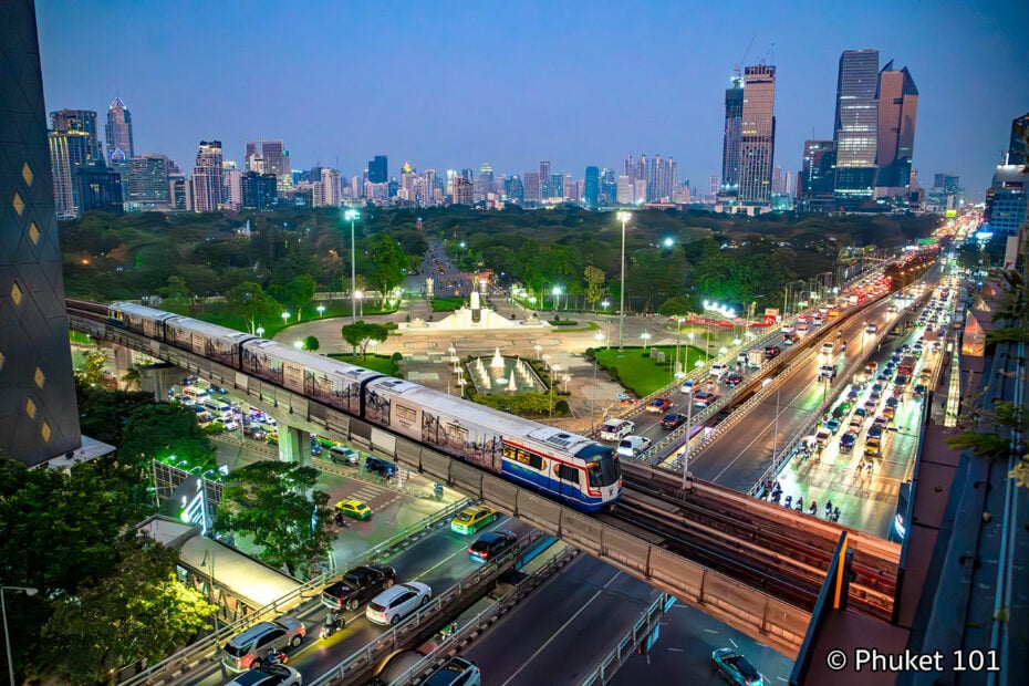 Silom i Bangkok