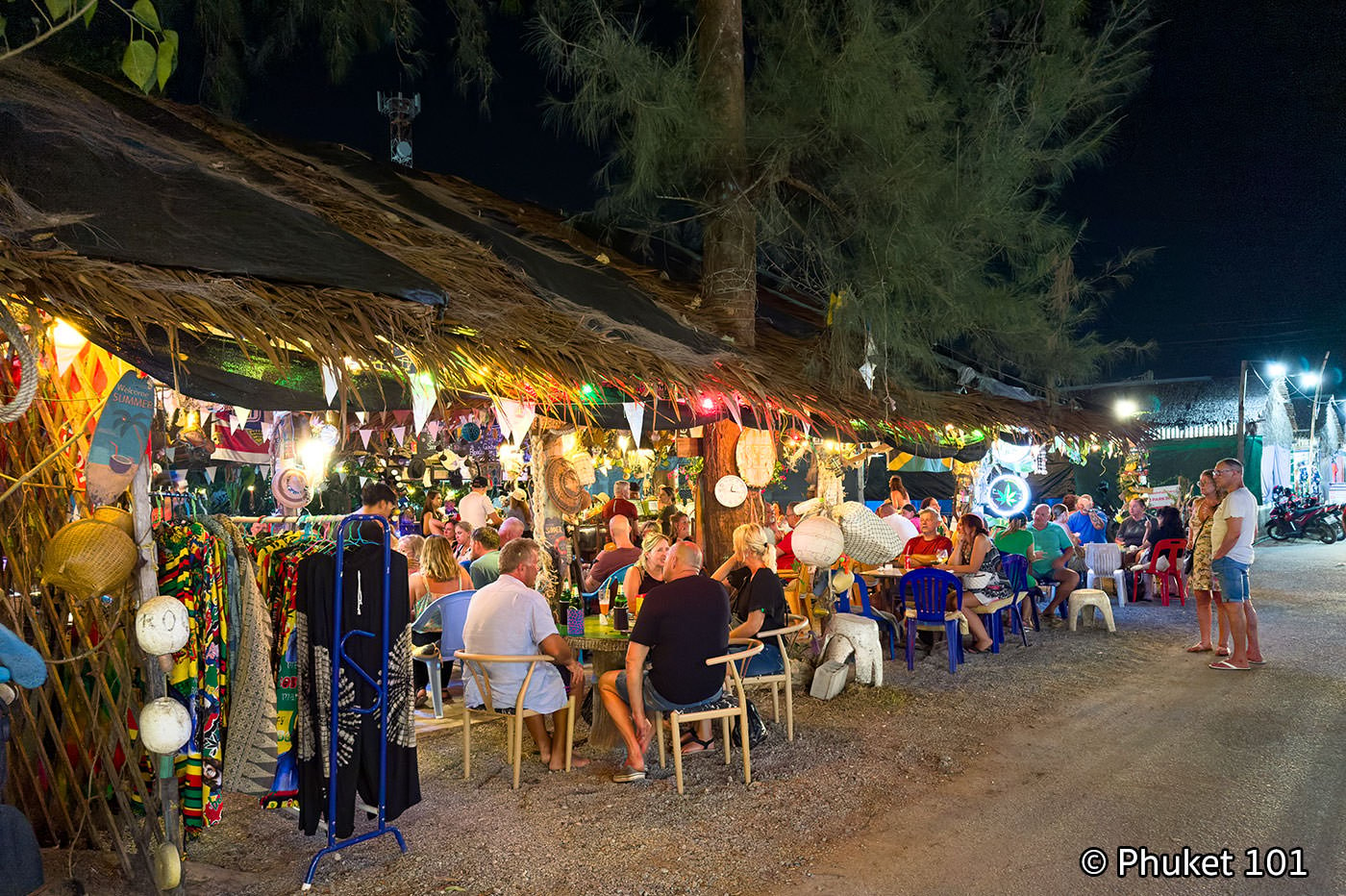 Bang Niang Night Market in Khao Lak