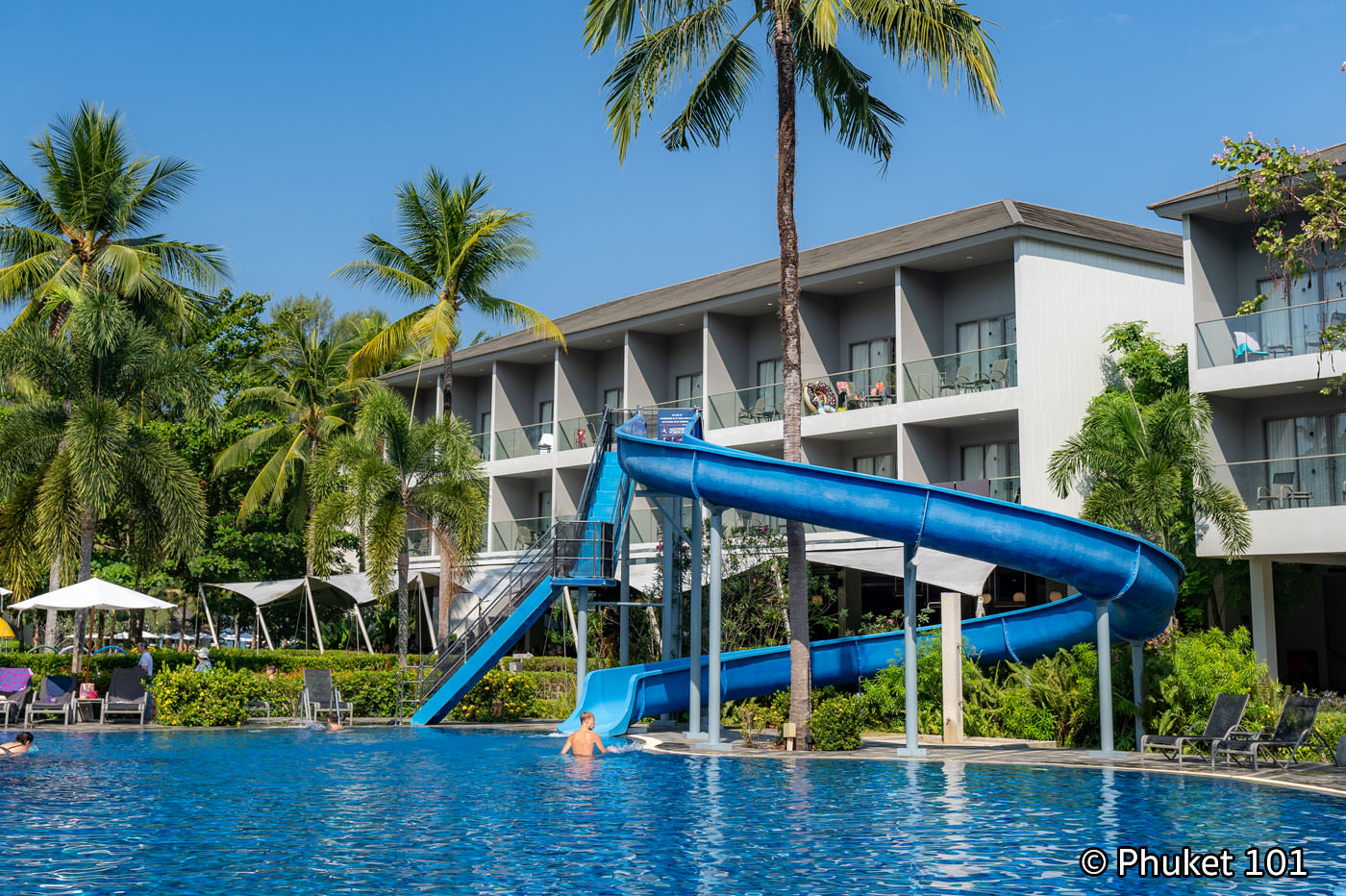 X10 Resort Khaolak pool slidder