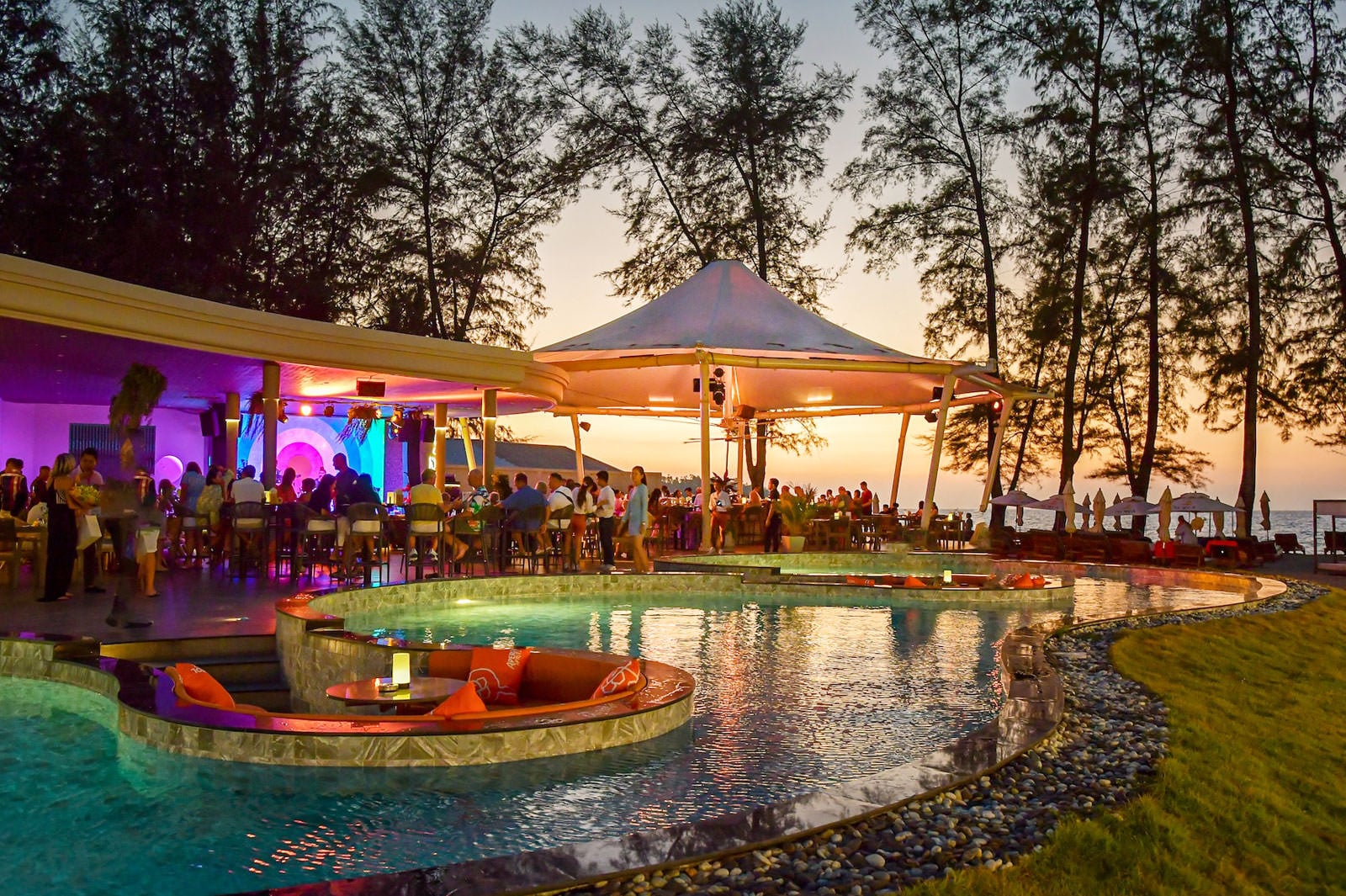 NORA Beach Club at Amora Resort on Bang Tao Beach