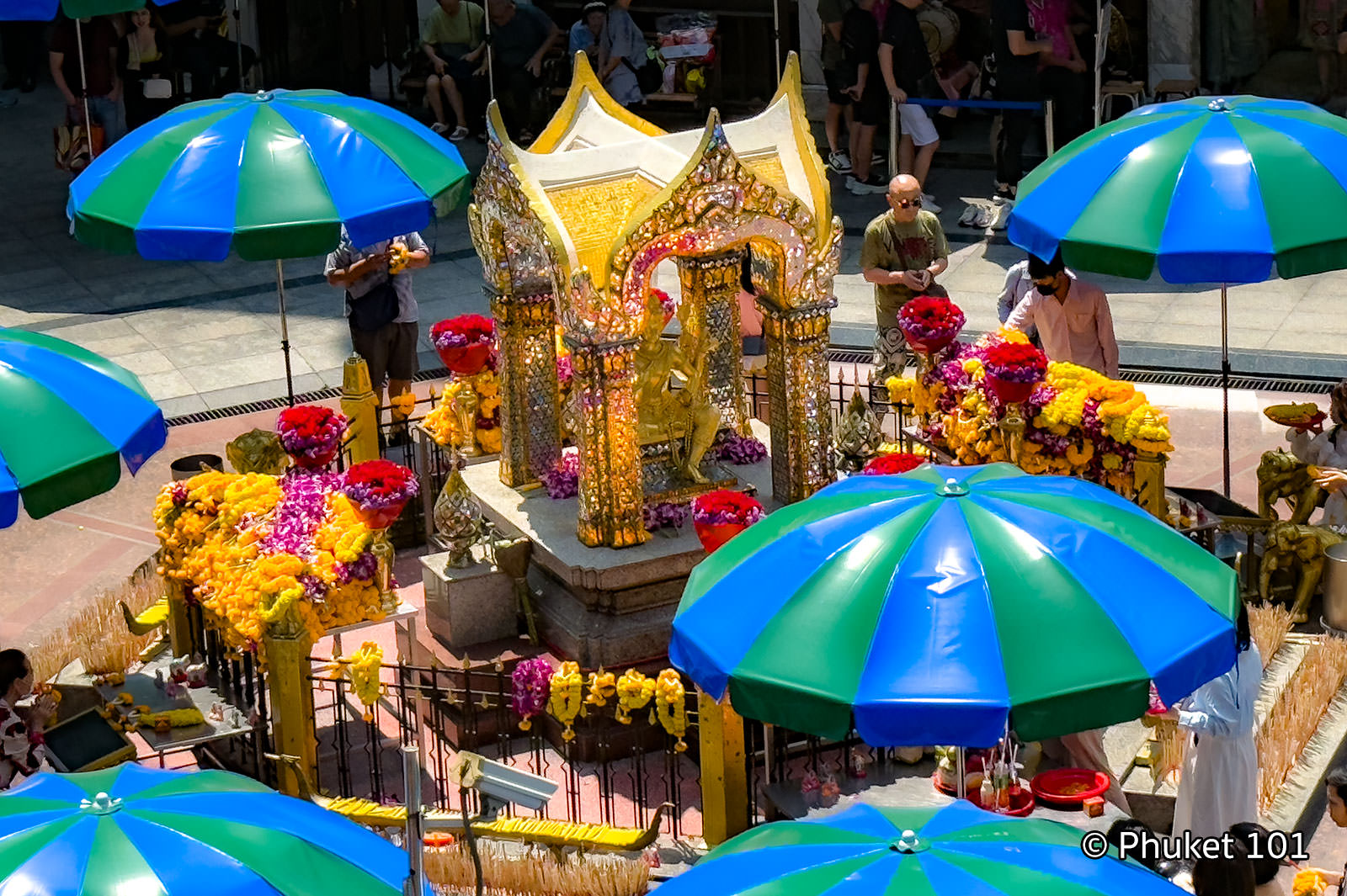 Erawan shrine an important religious landmark in bangkok