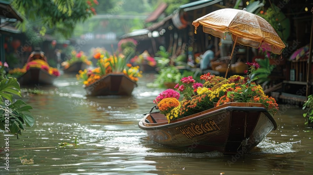 Damnoen Saduak Floating Market