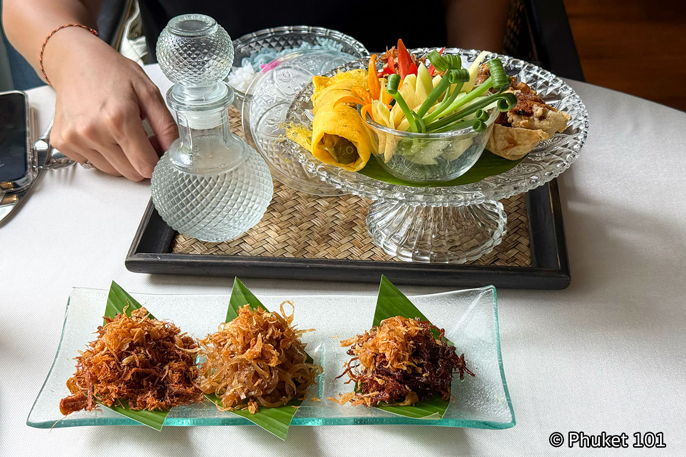 Khao Chae at Benjarong - Baan Dusit Thani