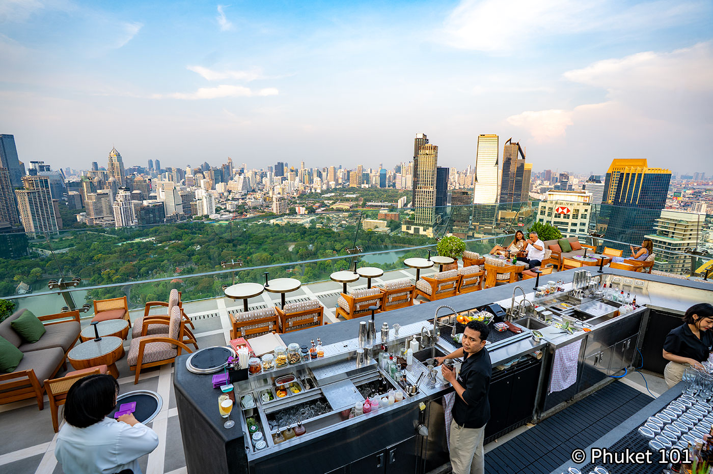 Spire Rooftop Bar at Dusit Thani Bangkok