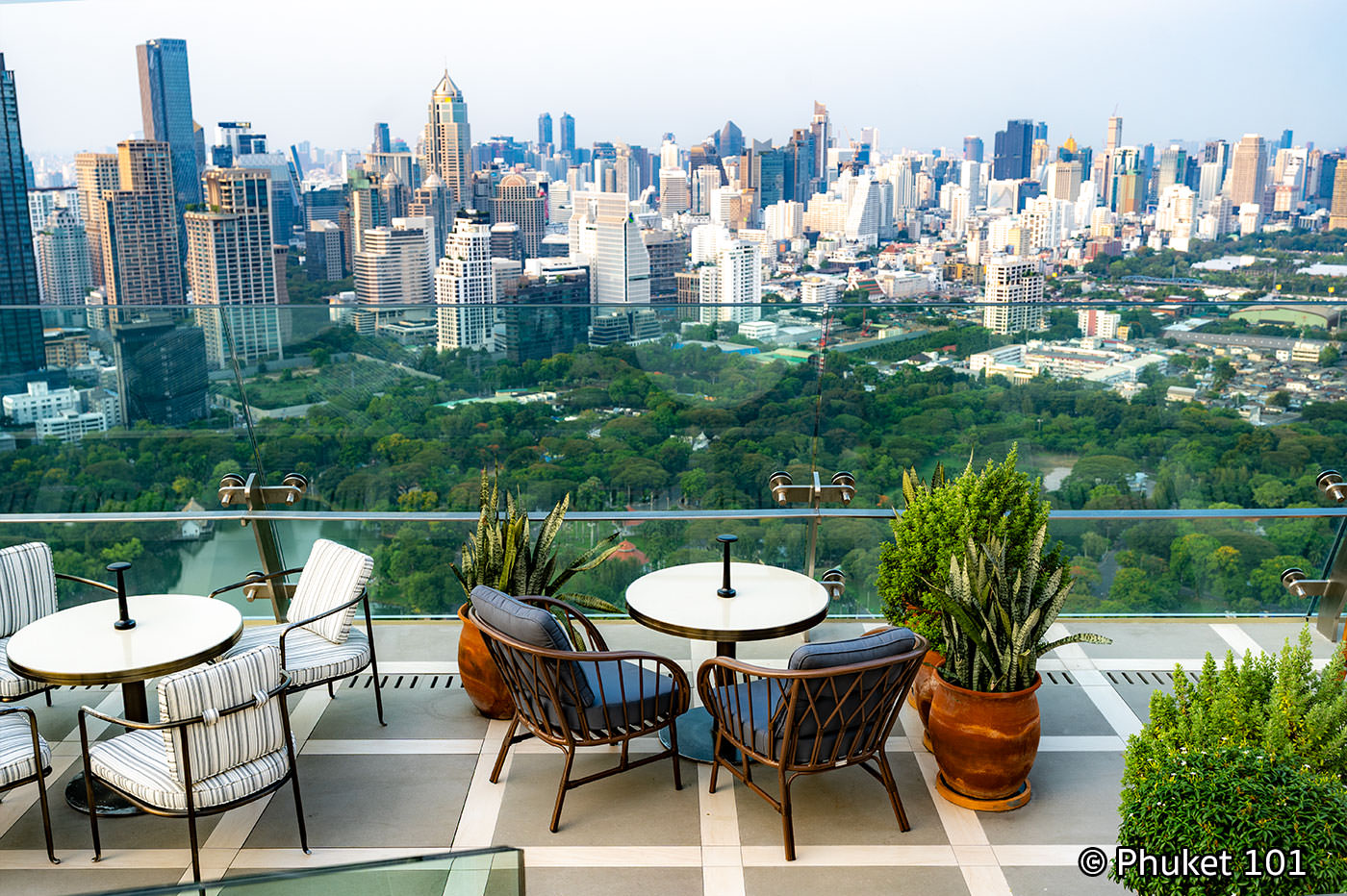 Spire Rooftop Bar at Dusit Thani Bangkok