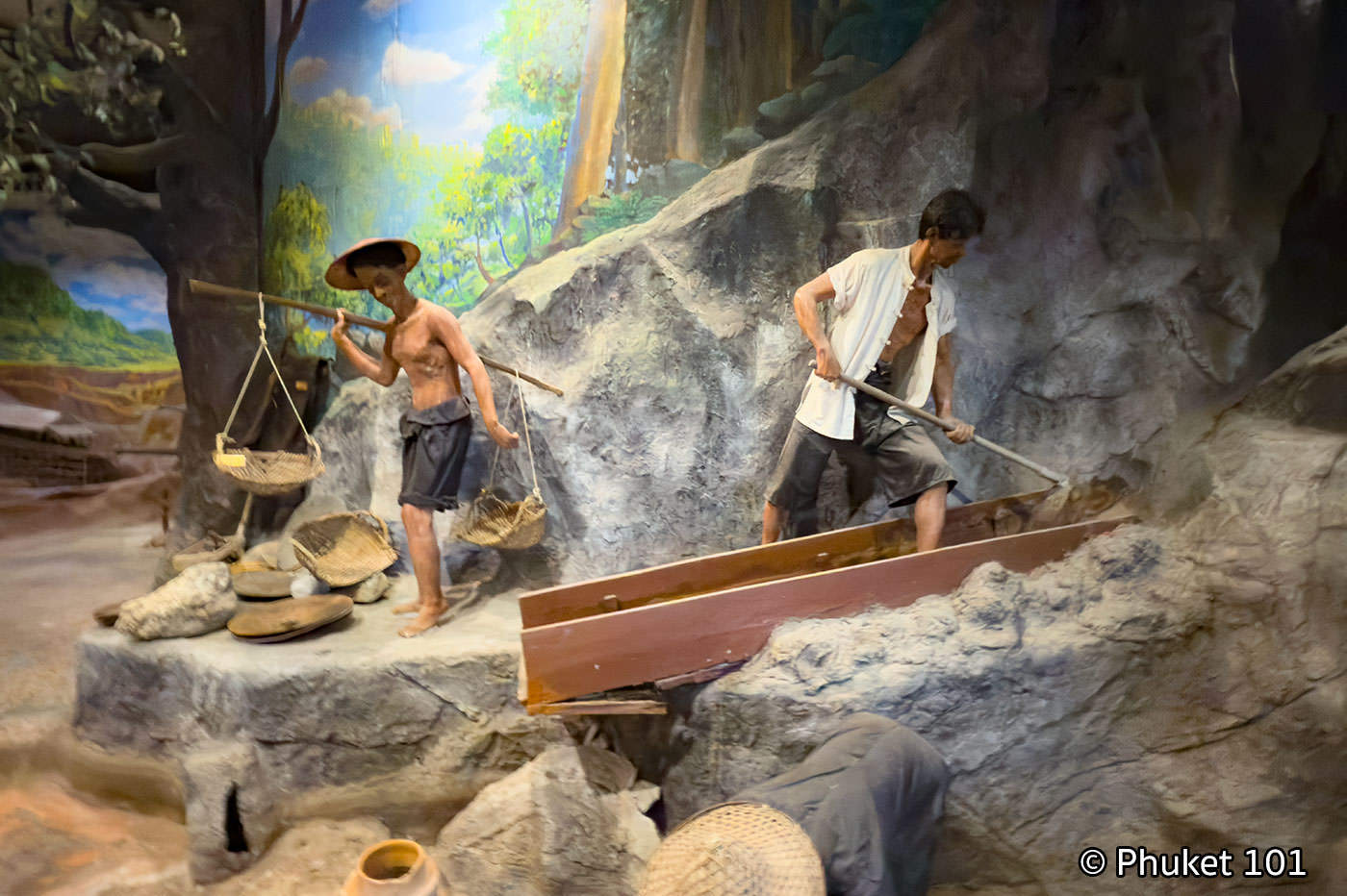 Ground Sluicing at Phuket Mining Museum