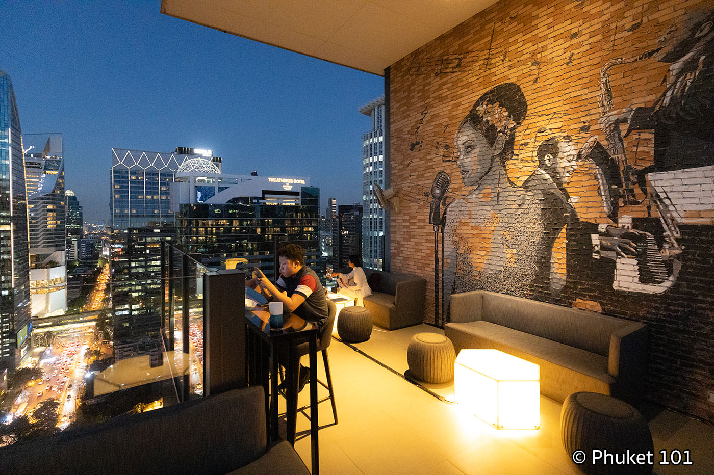 Char Rooftop Bar at Indigo Hotel in Bangkok