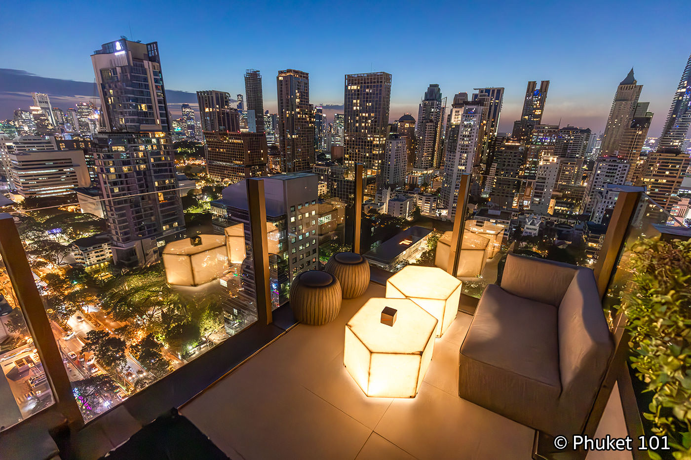 Char Rooftop Bar at Indigo Hotel in Bangkok