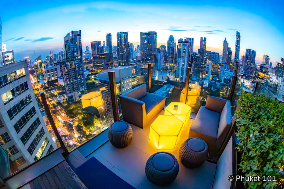 Char Rooftop Bar at Indigo Hotel in Bangkok