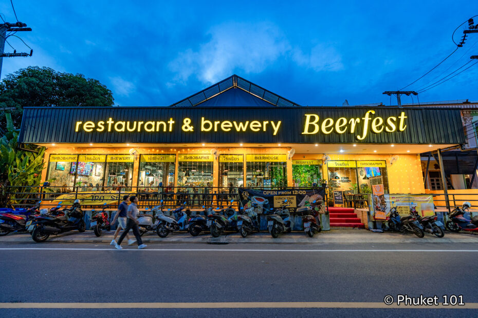 Ресторан-пивоварня Beerfest в городе Пхукет