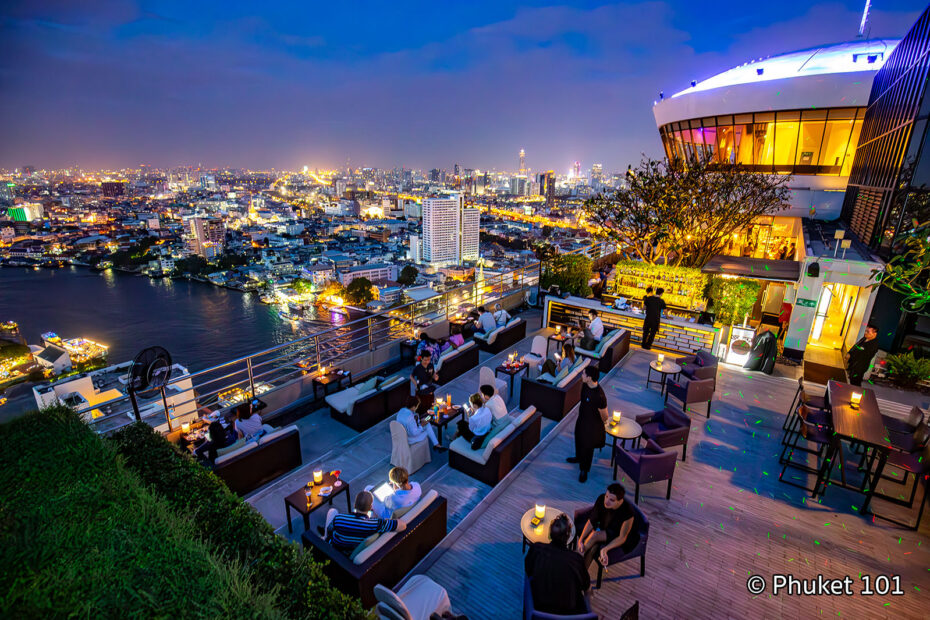 ThreeSixty Rooftop Bar at Millennium Hilton Bangkok