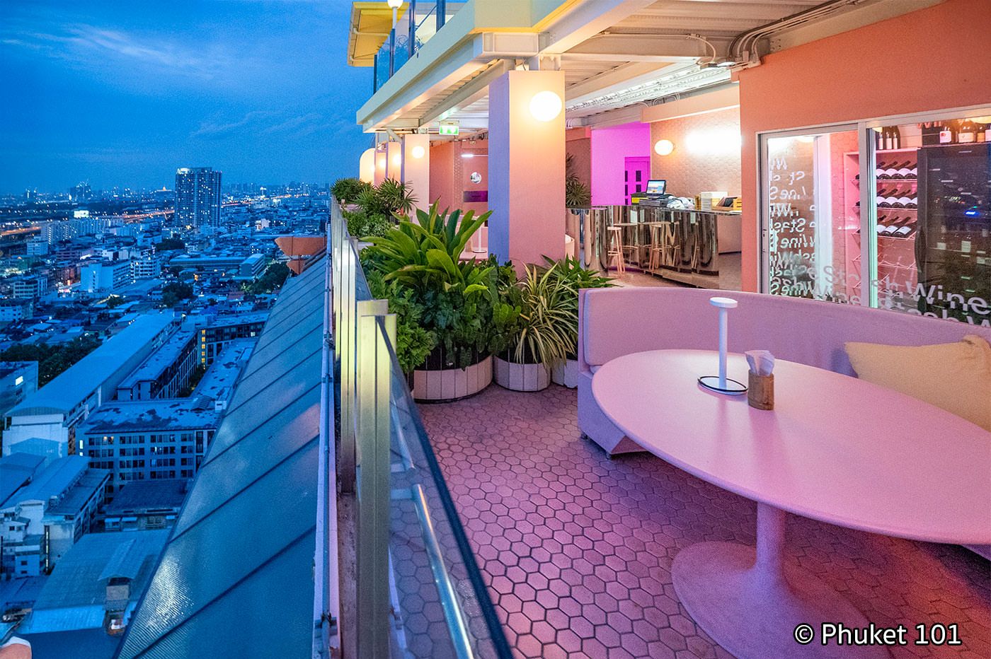 Paradise Lost Rooftop Bar in Bangkok