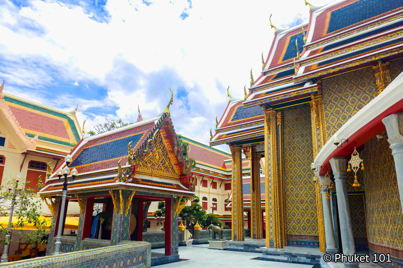 Wat Ratchabophit in Bangkok Old Town