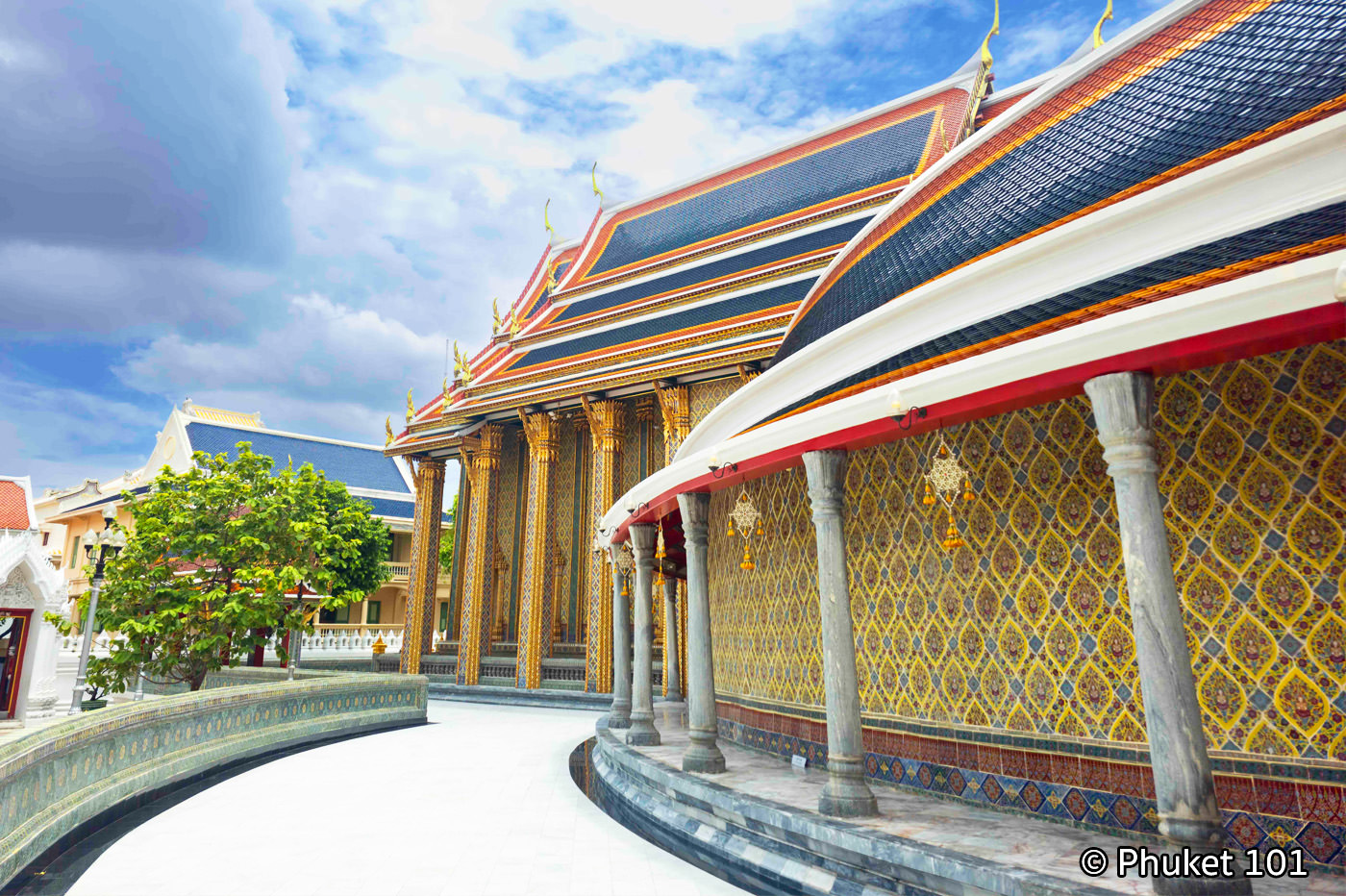 Wat Ratchabophit in Bangkok Old Town