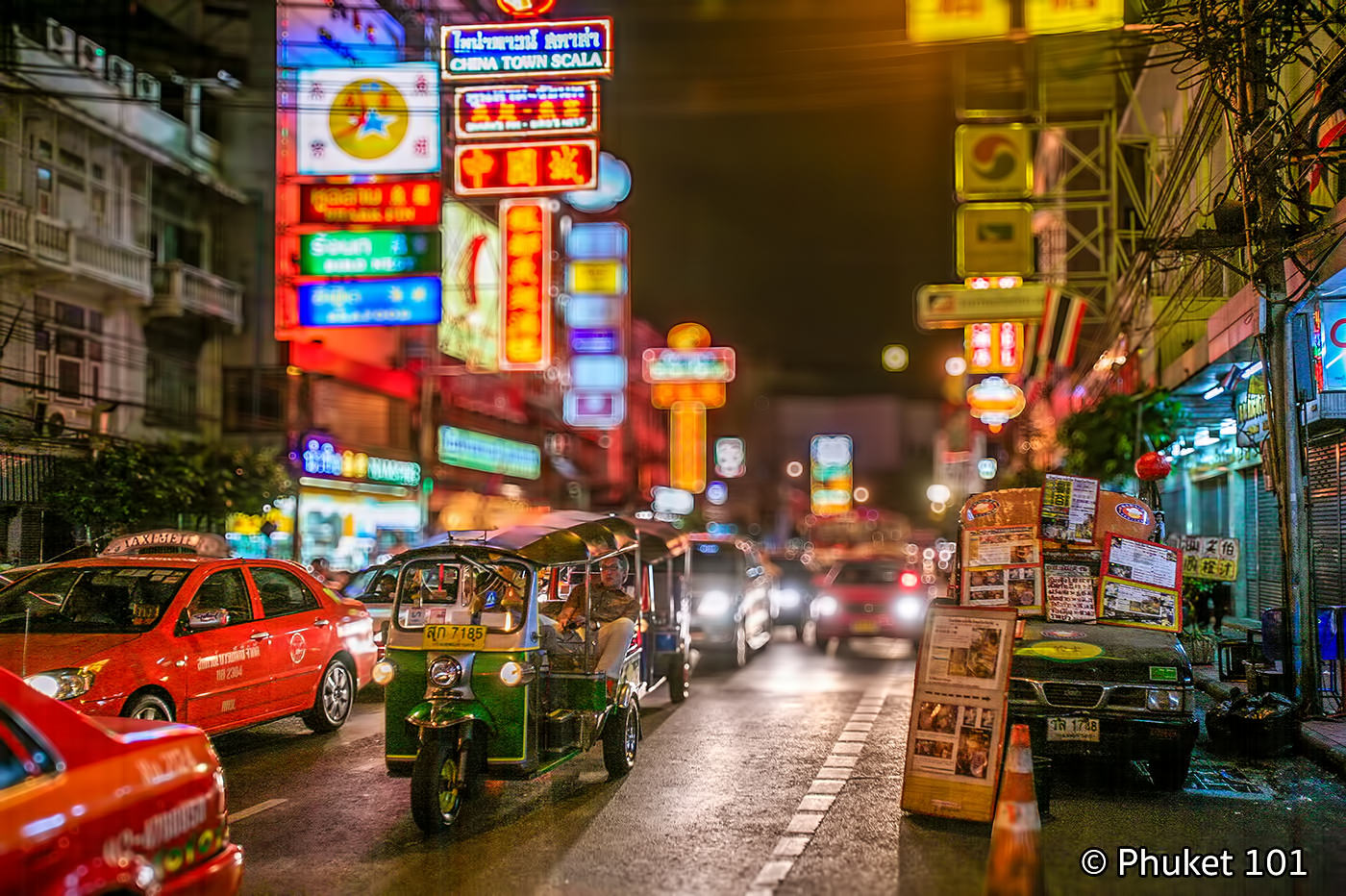 Yaowarat Road in Bangkok Chinatown
