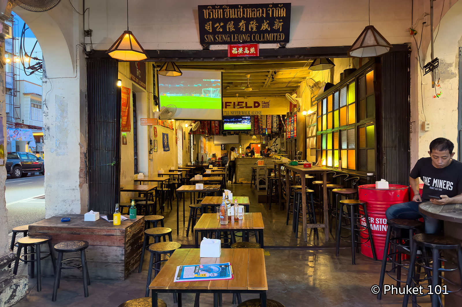 Anfield Cafe in Old Phuket Town