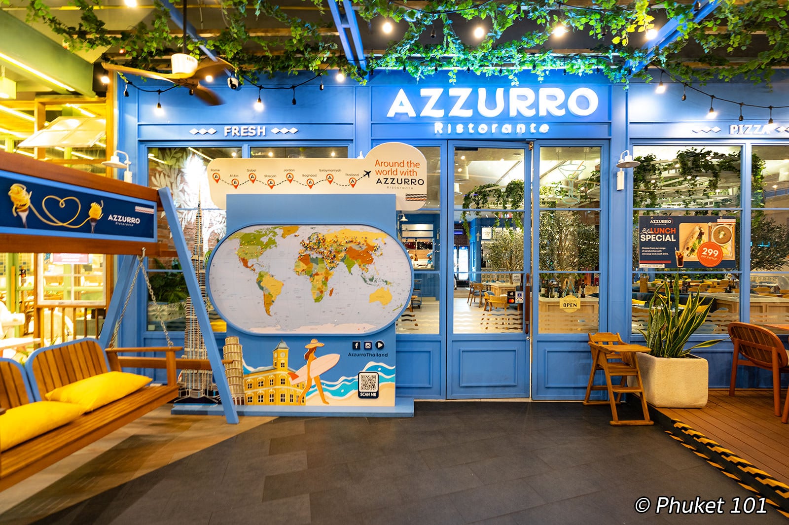 Azzurro Thailand - Italian Restaurant at Central Phuket