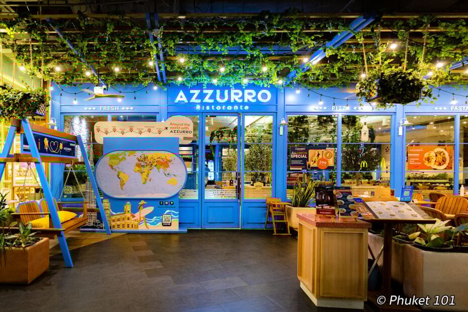 Azzurro Thailand - Italian Restaurant at Central Phuket