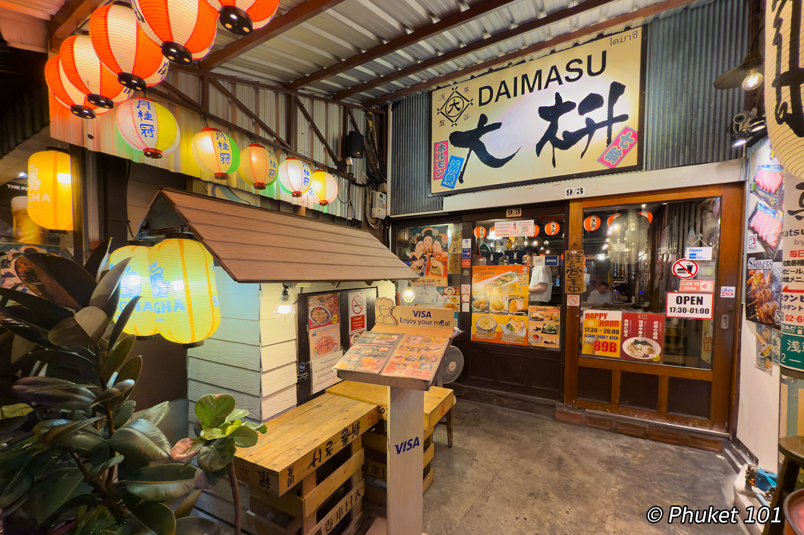 Daimasu Japanese Restaurant in Silom, Bangkok