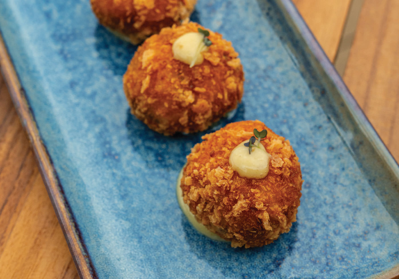 iberico croquetas at Sizzle Rooftop Restaurant