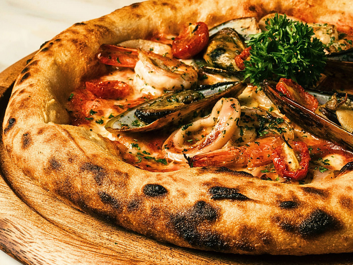 3 Uncles & A Barman Pizza Seafood