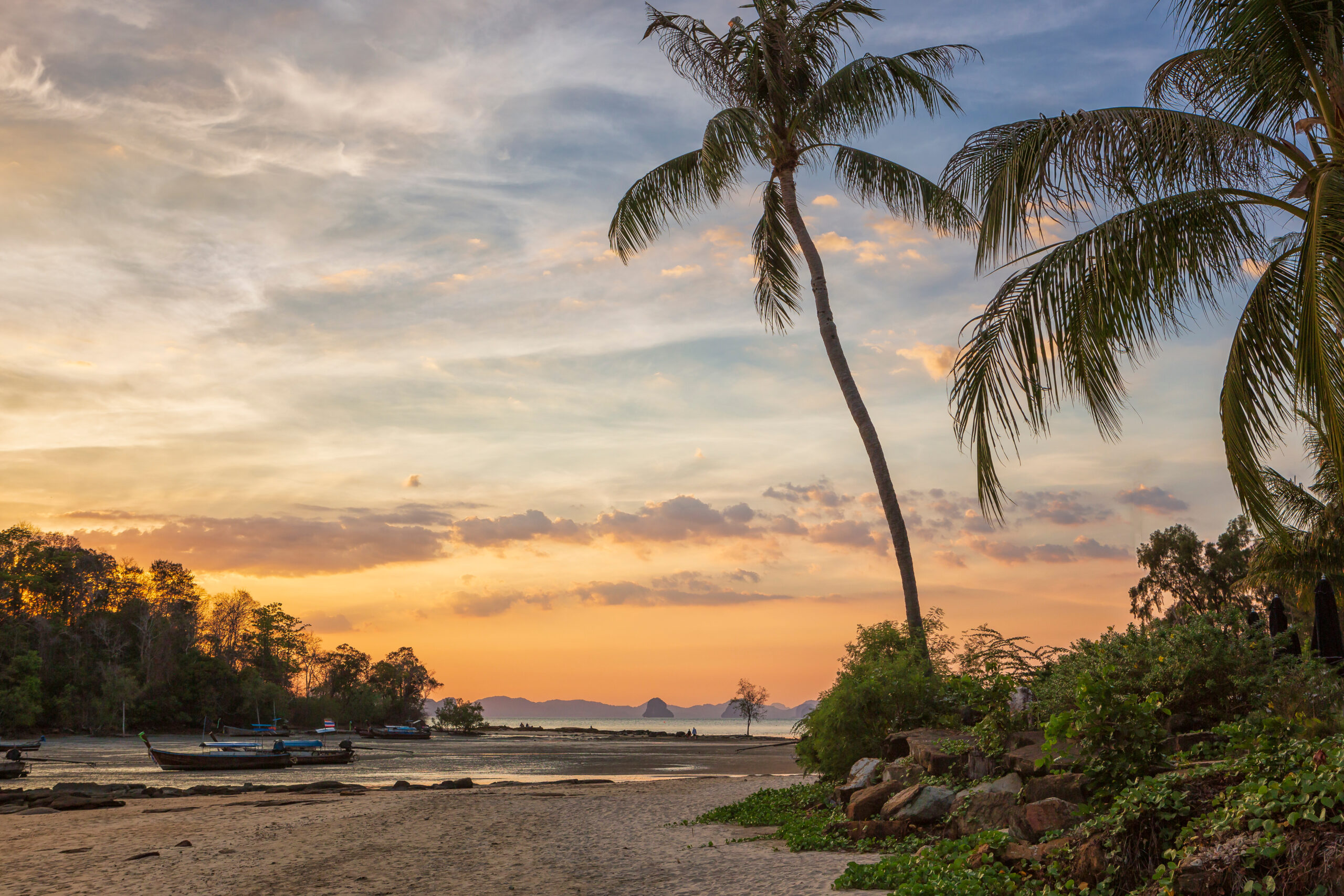 Sunset at Klong Muang Beach, Krabi, Thailand