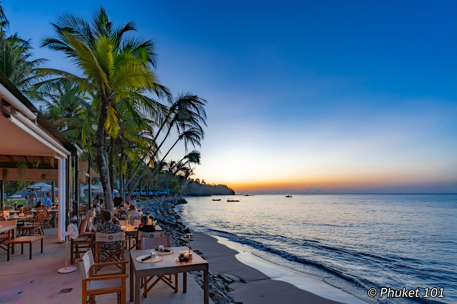 Carpe Diem Beach Club on Bangtao Beach in Phuket