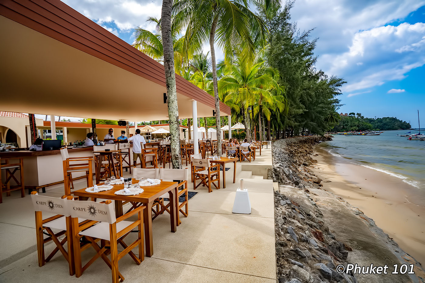 Carpe Diem Beach Club on Bangtao Beach in Phuket