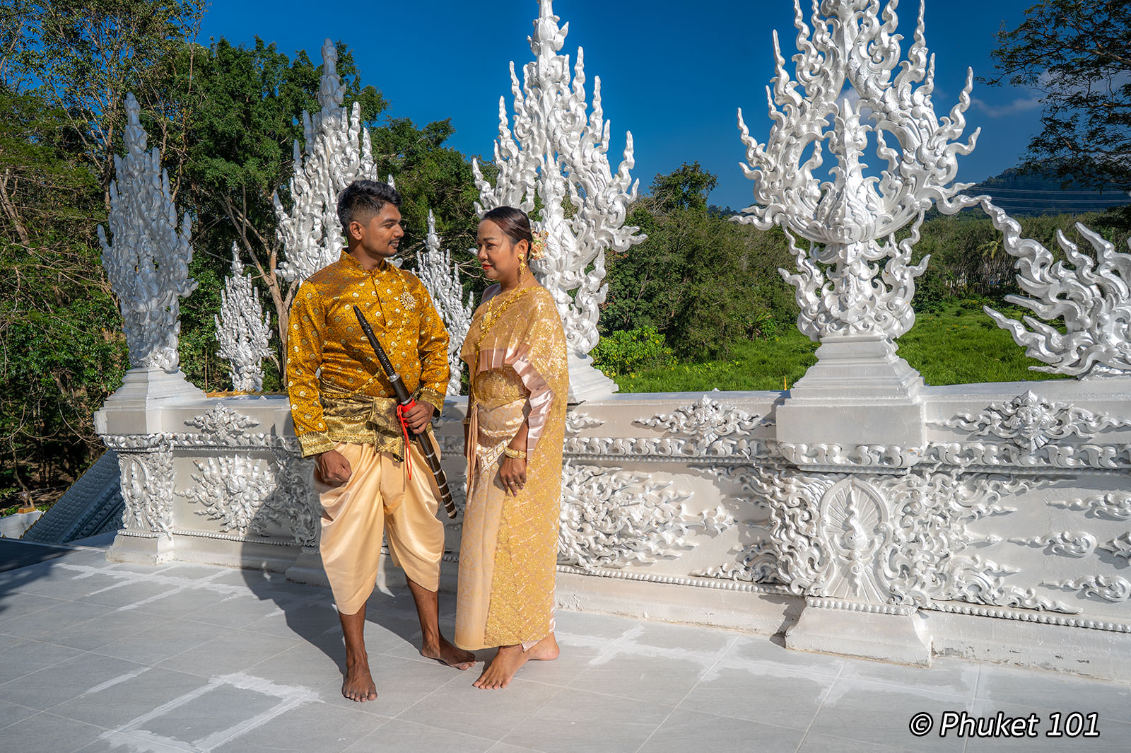 Wat Kanan - The White Temple of Phuket