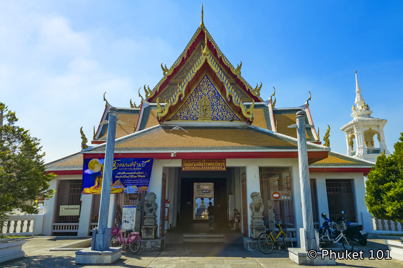 Wat Kanlayanamit, a temple in Thonburi, Bangkok