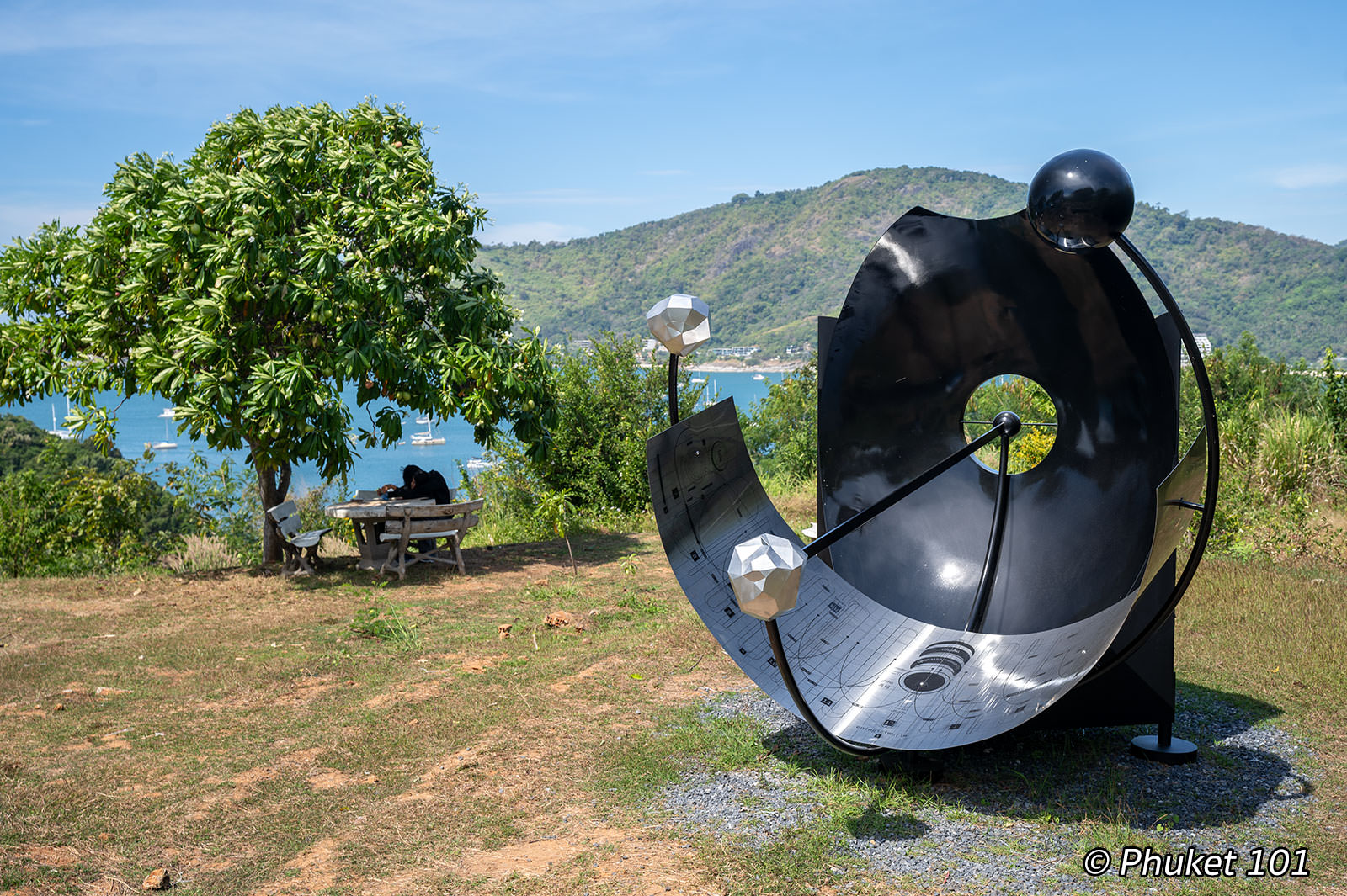 Biennale exhibit at Promthep Cape in South Phuket