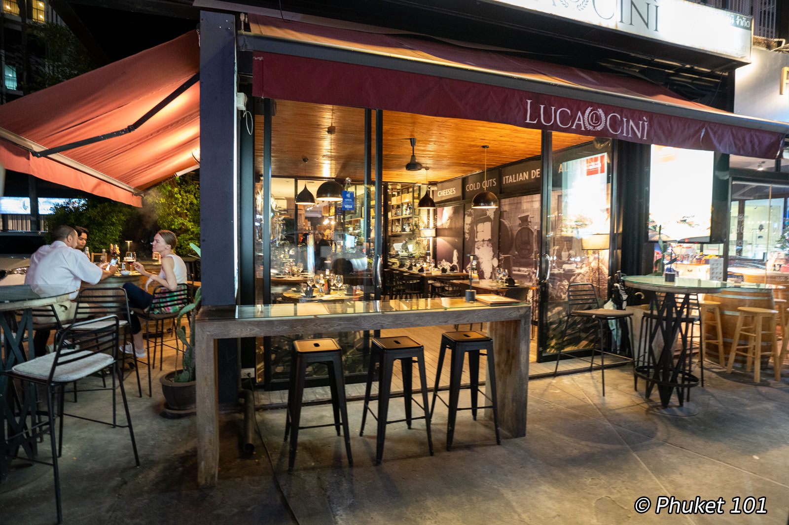Luca Cini Restaurant in Bang Tao Beach, Phuket