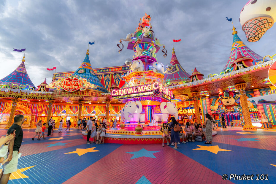 Carnival Magic Phuket A Family Night Theme Park In Kamala