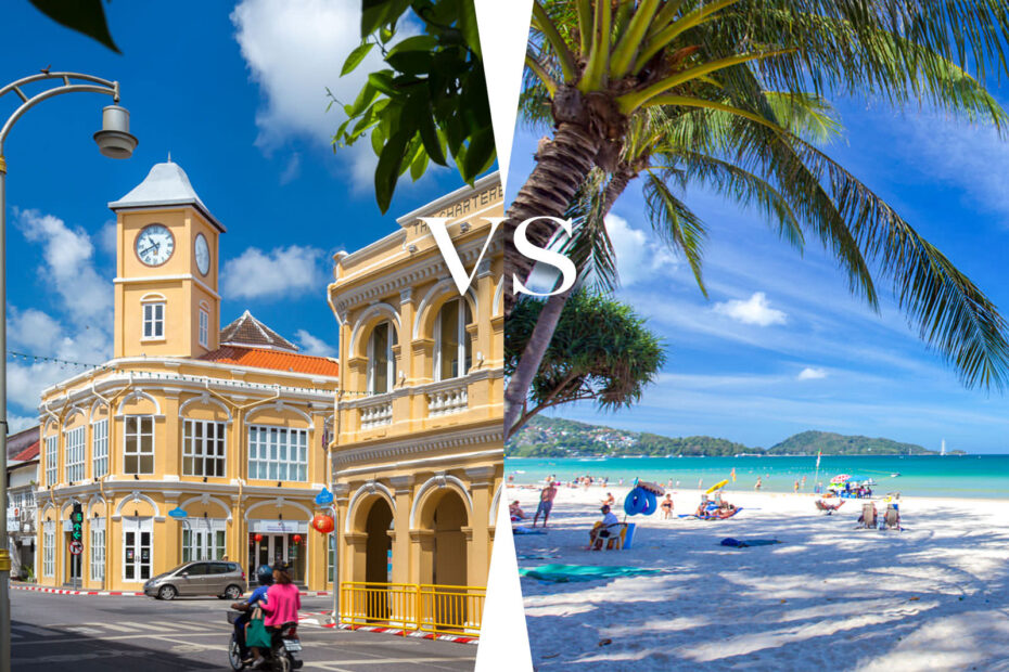 Phuket Town vs Patong Beach